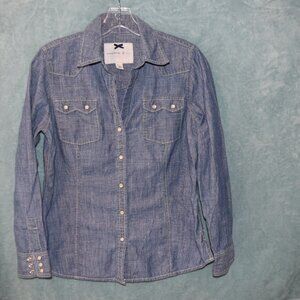 Banana Republic denim button-down